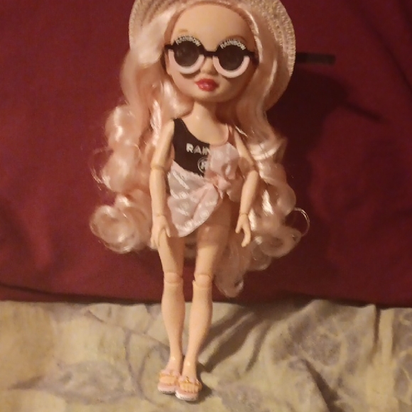 Stylish Doll with Sunglasses and Hat - Picture 1 of 3